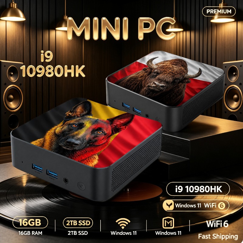 Pc Gaming Laptop - Computadora de Escritorio Pequeña para Juegos