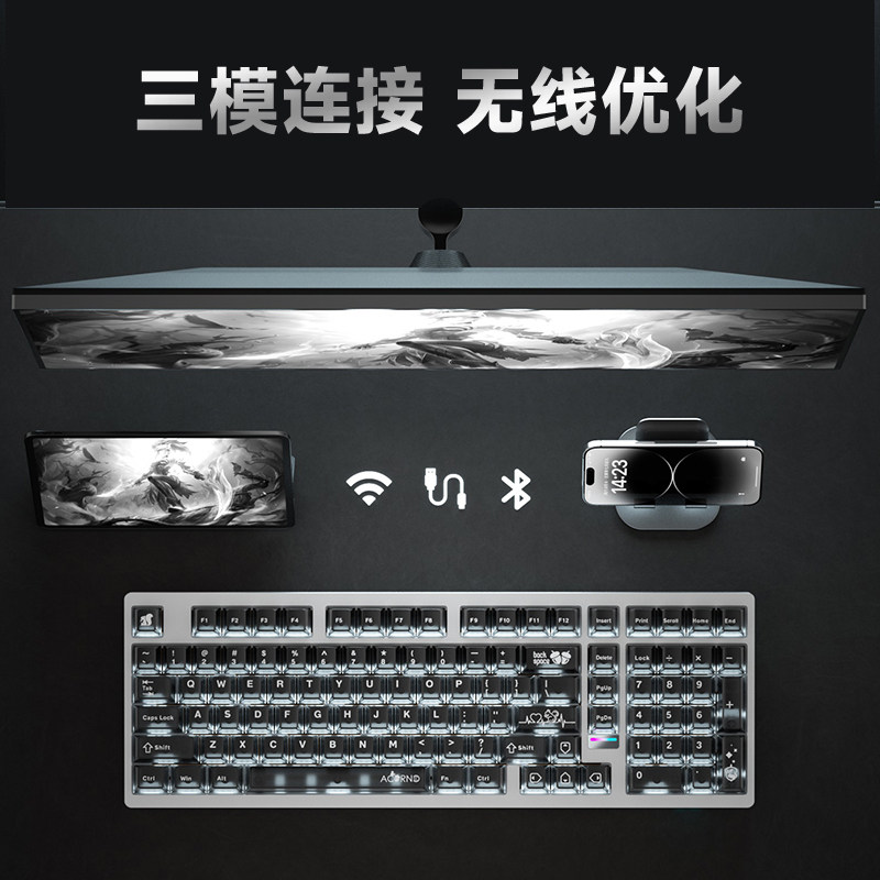 Teclado mecánico inalámbrico W - Pc Gaming Keyboard reseña y precio