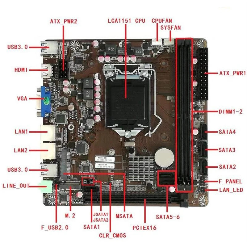 Placa Base B365 Mini-ITX LGA 1 - Pc Gaming Itx reseña y precio