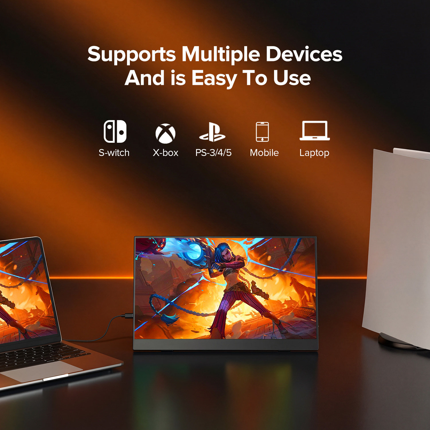UPERFECT-Monitor portátil de 1 - Pc Gaming Y60 reseña y precio